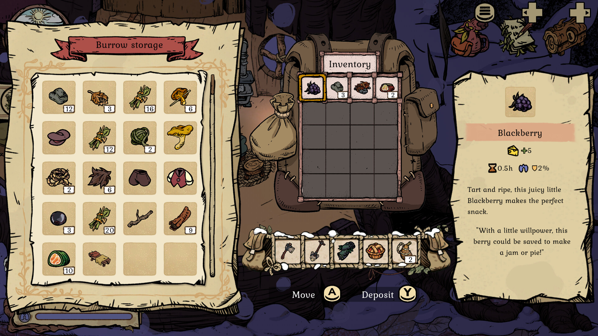 Winter Burrow Gameplay Screenshot 7